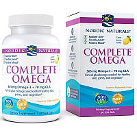 Жирные кислоты Nordic Naturals Complete Omega, 60 капсул - лимон CN6910 PS
