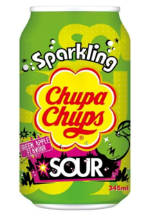 Chupa Chups Sour Green Apple 345ml 1/24