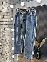 Трендовые женские джинсы, ткань "Джинс" 52, 54, 56, 58, 60, 62 размер 52