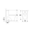 Підлоговий унітаз моноблок INSANA Marvin, фото 9