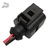 Фішка датчика abs обертів колеса дроти A2 Audi 4B0973712 4G0972253A 4G0972254A, фото 3