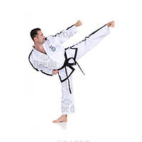 Добок для теквондо ІТФ із білим коміром Daedo MASTER ITF TA 10816 костюм форма одяг для бойових мистецтв