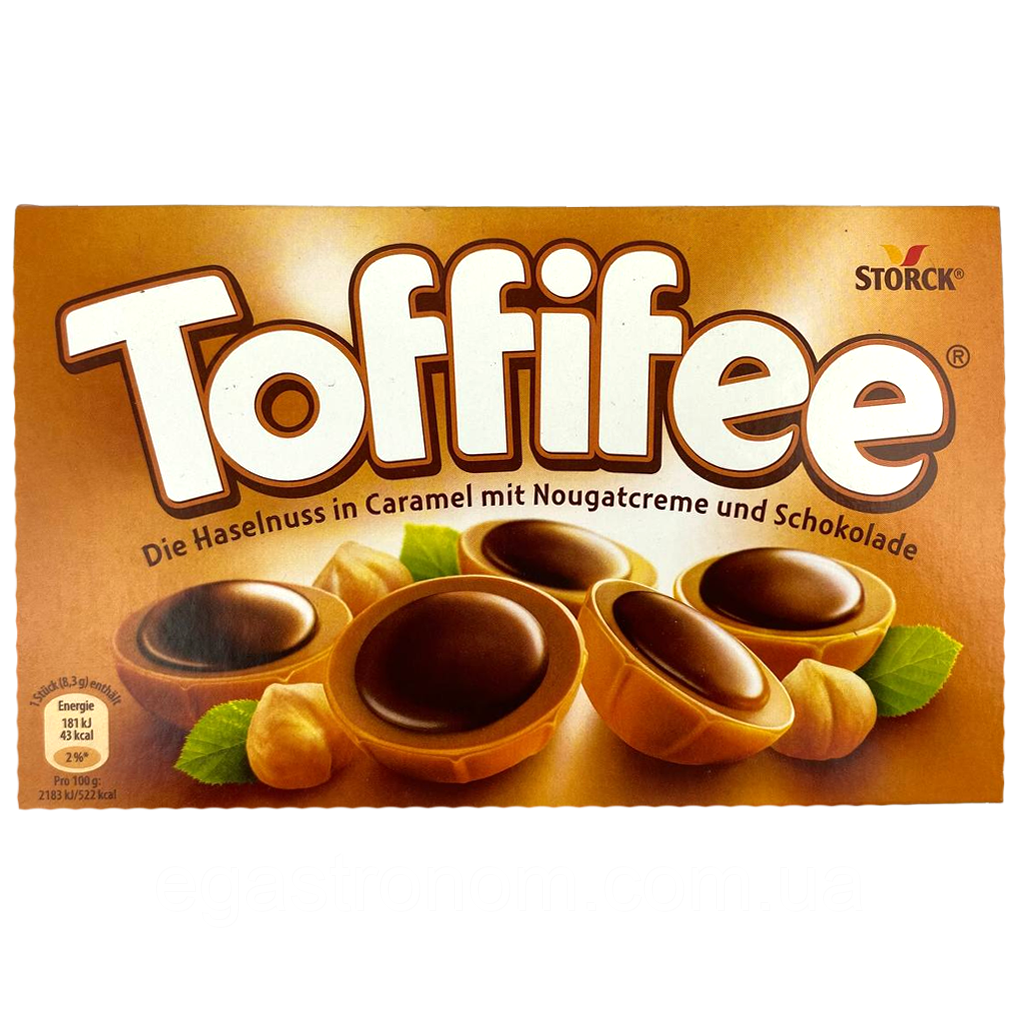 Цукерки Тоффі Toffifee 125g 5шт/ящ (Код: 00-00001501)