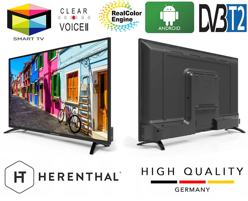 Телевізор Herenthal led smart tv 40", фото 1