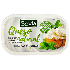 Крем-сир натуральний Совіа Sovia Queso natural 300g 24шт/ящ (Код: 00-00005908)