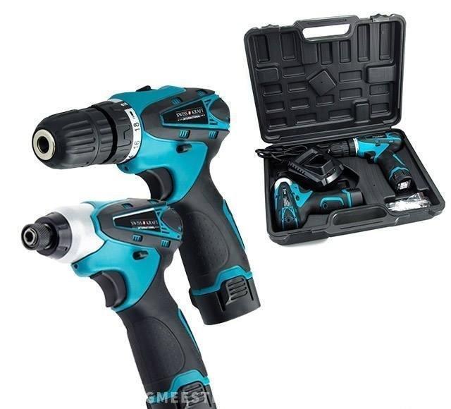 Набір шурупокрута й електричної викрутки на акумуляторі PLATINUM TOOLS CB1080T, фото 1