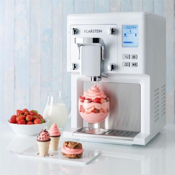 Морожениця 4в1, йогуртниця для щербету, фреша Klarstein Jen & Berry's 4-in-1 Ice Cream Maker 300W
