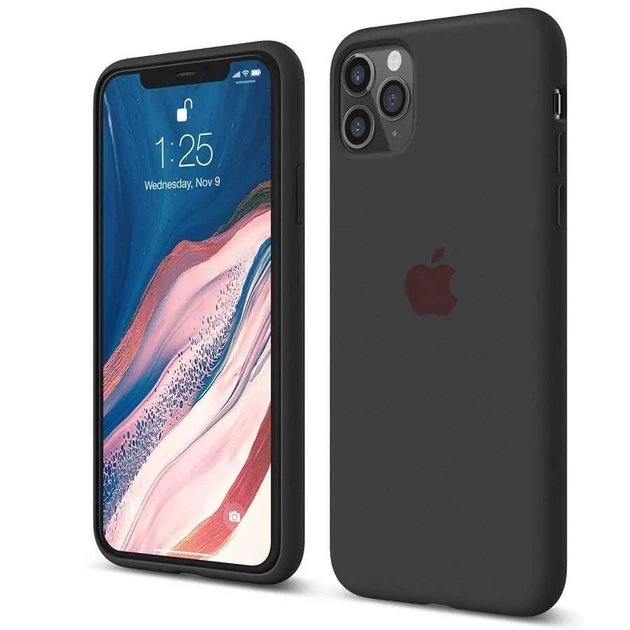 Чохол силіконовий для Айфон 11 Pro / Silicone Full Case для iPhone 11 Pro (Чорний/ Black), фото 1