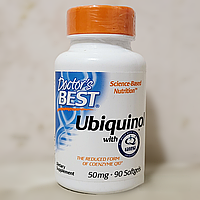 Убихинол Doctor's Best Ubiquinol with Kaneka 50 mg 90 капсул коэнзим Q10