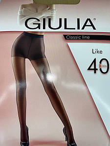 Класичні колготки Like Daino 40 den Giulia Коричеві (розмір 3)