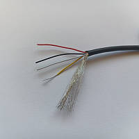 Кабель UL2547 4 жильний мідний 4*0.08 мм2 з екраном 4*28AWG