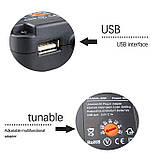 Універсальний блок живлення MANUAL-30W 3-12 V 3,1 A з перехідниками + USB для ноутбука, планшета, телефона, фото 4