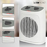 Тепловентилятор, електрообігрівач 2000 Вт Clatronic HL 3762, фото 3