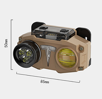 Фонарь налобный CH-8825-3P35+COB(white+yellow)+RGB, Motion Sensor, Power Bank