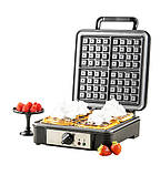 Вафельниця з антипригарним покриттям Adler AD 3049 XL 1800W, фото 4