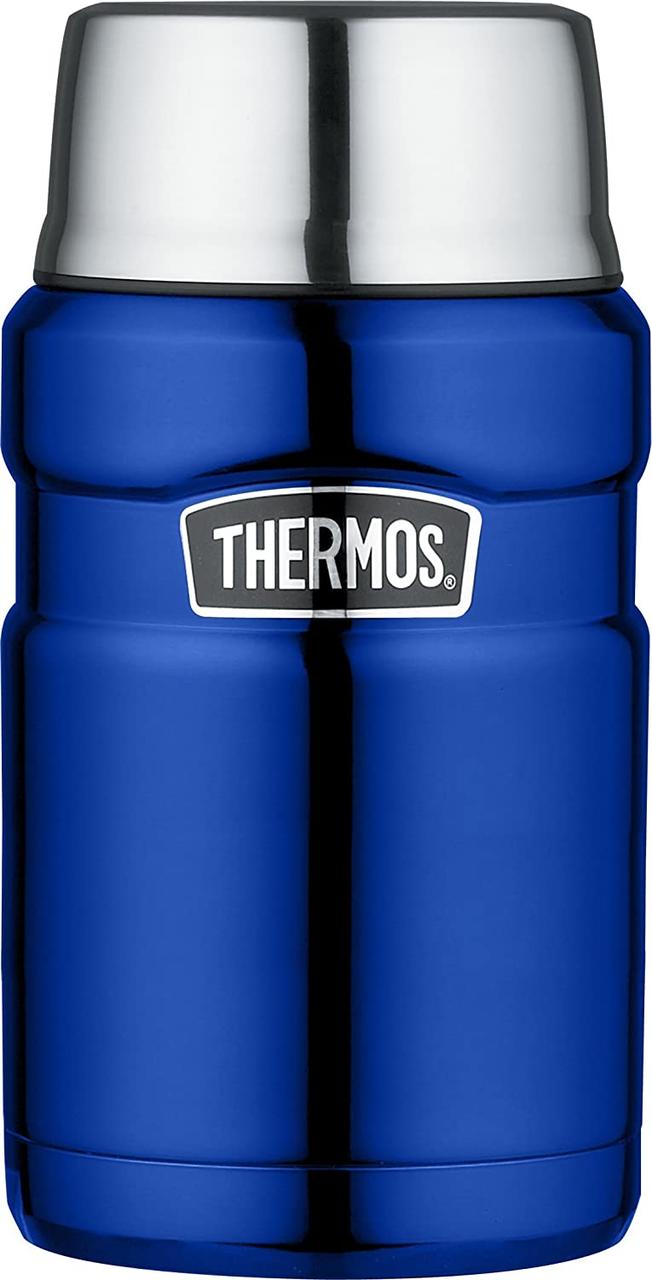 Термос харчовий Thermos Stainless King 710ml Metallic Blue з ложкою