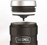 Термокружка без ручки 0,47л Thermos Stainless King Travel Matt Black (160a023), фото 3