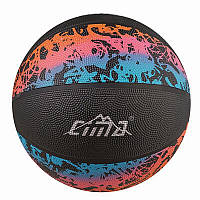 Мяч баскетбольный резиновый Сima CM-1 черный