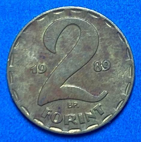 Монета Угорщини 2 форинта 1970-89 рр., фото 1