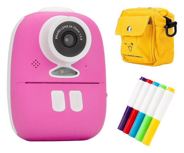 Дитяча камера Redleaf BOB з принтером, рожевий, фото 1