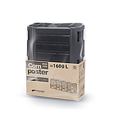 Контейнер для компосту, компостер садовий PROSPERPLAST Compogreen IKSM1600C-S411 (1600л, 261*72*83.см), фото 3