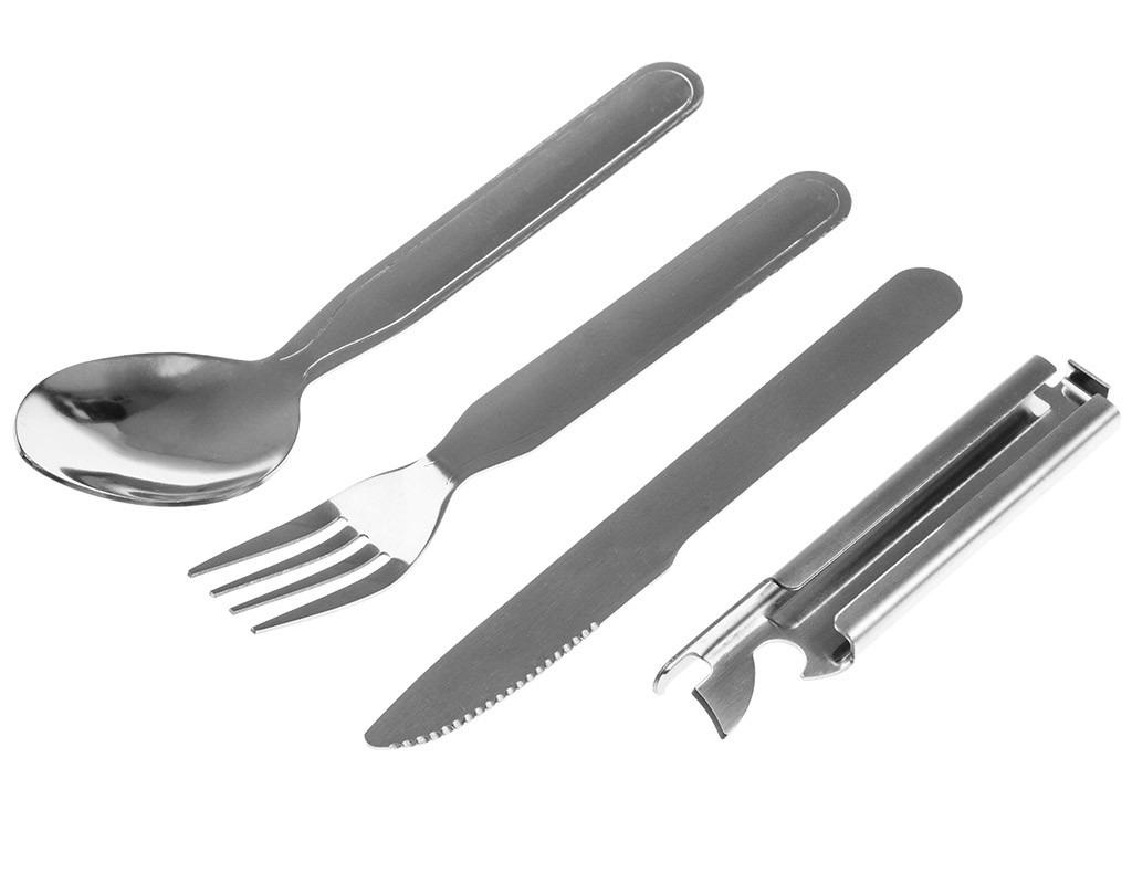 Набір столових приборів Essentials Badger Outdoor з військової сталі 4MCS (BO-CS1702403)
