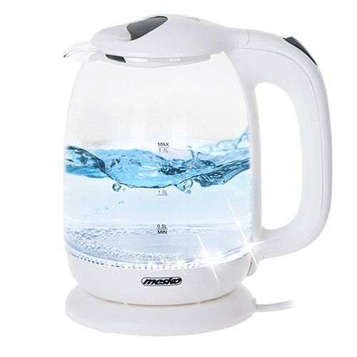 Скляний чайник Mesko MS 1302w 1,7 л