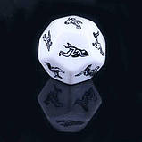 Романтична гра дванадцятигранний кубик "Пози" — Sex кубик, фото 4