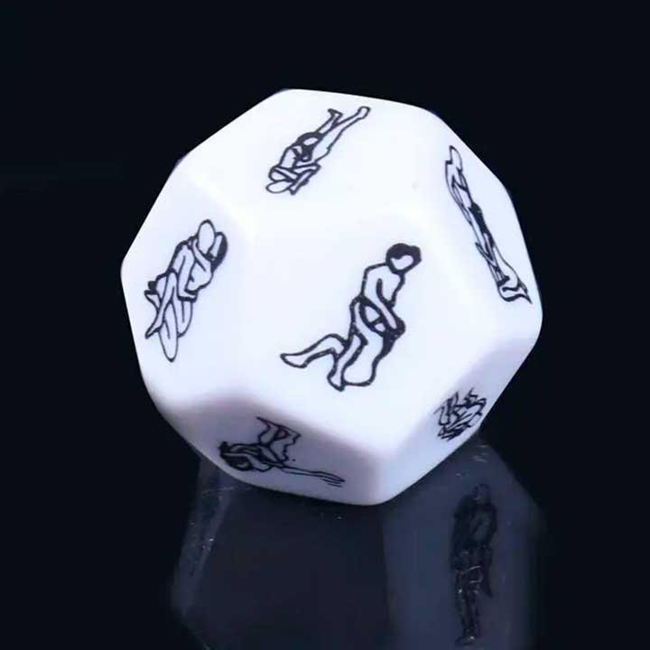 Романтична гра дванадцятигранний кубик "Пози" — Sex кубик