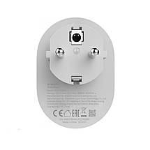 Розумна розетка Xiaomi Smart Plug 2 Wi-Fi побутова для дому одинарна одинарна, фото 5