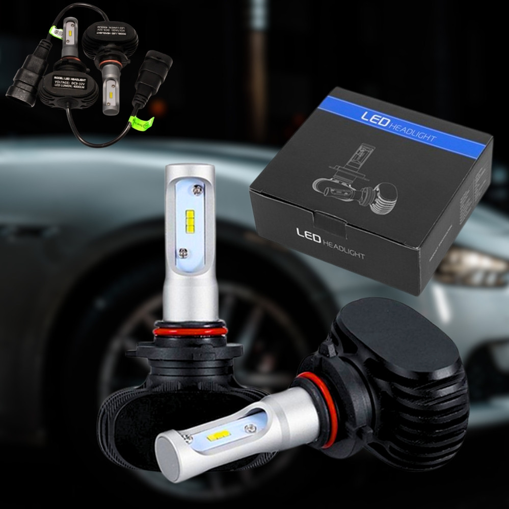Світлодіодні лампи для фар S1 HВ3 Автомобільні LED лампи 2 шт в комплекті