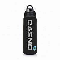 Бутылка для воды KXN-1247 Casno KXN-1247_Black 1 л, черная, Land of Toys