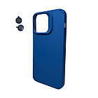 Чехол Cosmic Silky Cam Protect iPhone 11 Blue силиконовая накладка