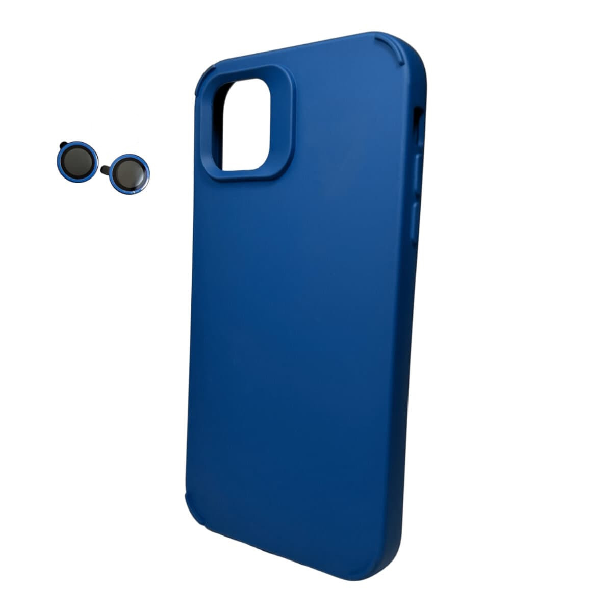 Чохол Cosmic Silky Cam Protect iPhone 13 Blue силіконова накладка