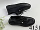 Мокасини чорні, жіночі, фото 6