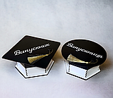 Святкова коробка-бокс у вигляді виппускної шапки з написом, фото 4