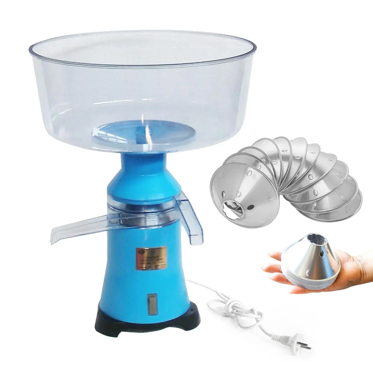 Сепаратор електричний побутовий для молока Мотор Січ 100-19 100 л/год металеві тарілочки, фото 1