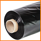 Плівка Shadow 120 мкм поліетиленова гідроізоляційна для мульчування ґрунту 6х50 м Чорна, фото 2