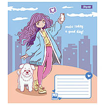 Набір зошитів 12арк. клітинка 1Вересня Anime girl, уп.25шт. (767183), фото 5