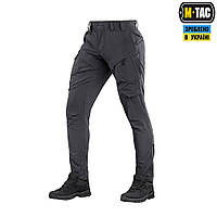 Тактические штаны M-TAC RUBICON FLEX DARK GREY, прочные универсальные серые брюки м-так для военных ВСУ