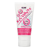 Зубная паста для детей NOW Xyli White Kid's Toothpaste Gel (85 г, жевательная резинка)