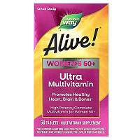 Мультивитамины для женщин 50+ (Alive! Women's multi-vitamin) 60 таблеток