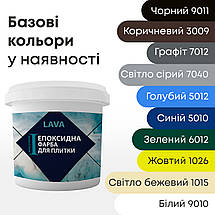 Эпоксидная краска для плитки 4.5кг Світло сіра, фото 4