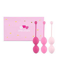 Набір вагінальних кульок для просунутих FeelzToys - FemmeFit Advanced Pelvic Muscle Training Set SO5067