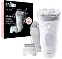 Эпилятор Braun Silk Epil 7 SE-7-041 белый хорошее качество