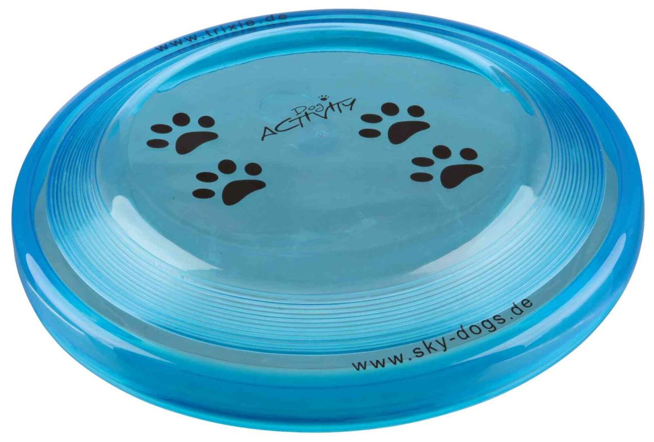 Іграшка для собак літаюча тарілка 23 см (пластик) Trixie Dog Activity в асортименті