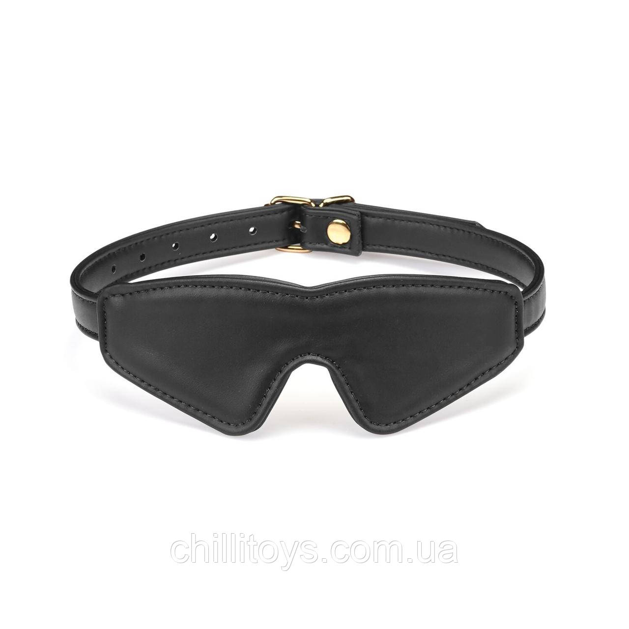 Маска на очі Liebe Seele Black Organosilicon Blindfold, фото 1