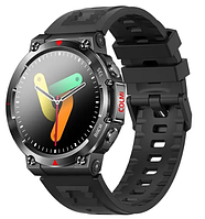 Смарт-годинник Colmi V70 Black (тонометр, пульсоксиметр, дзвінки) Ultra AMOLED екран