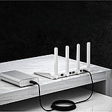 Кабель живлення дріт для WI-FI роутера USB DC 5V шнур від повербанку чорний, фото 9