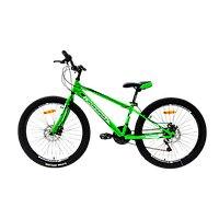 Велосипед CROSSBIKE Spark D-Al 24" 11" Зелений [24CJPr-005045]